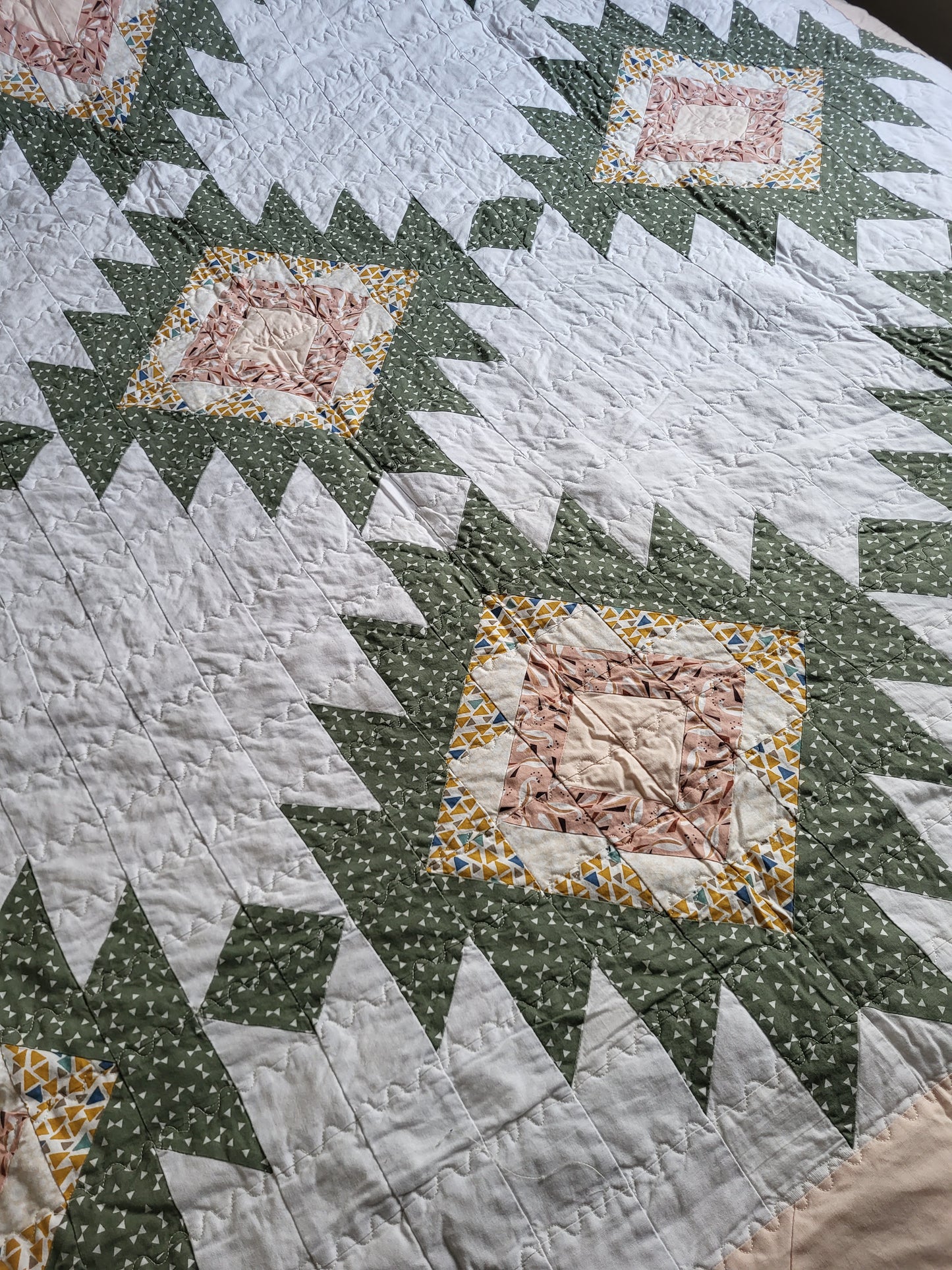 Quilt "Pineapples"