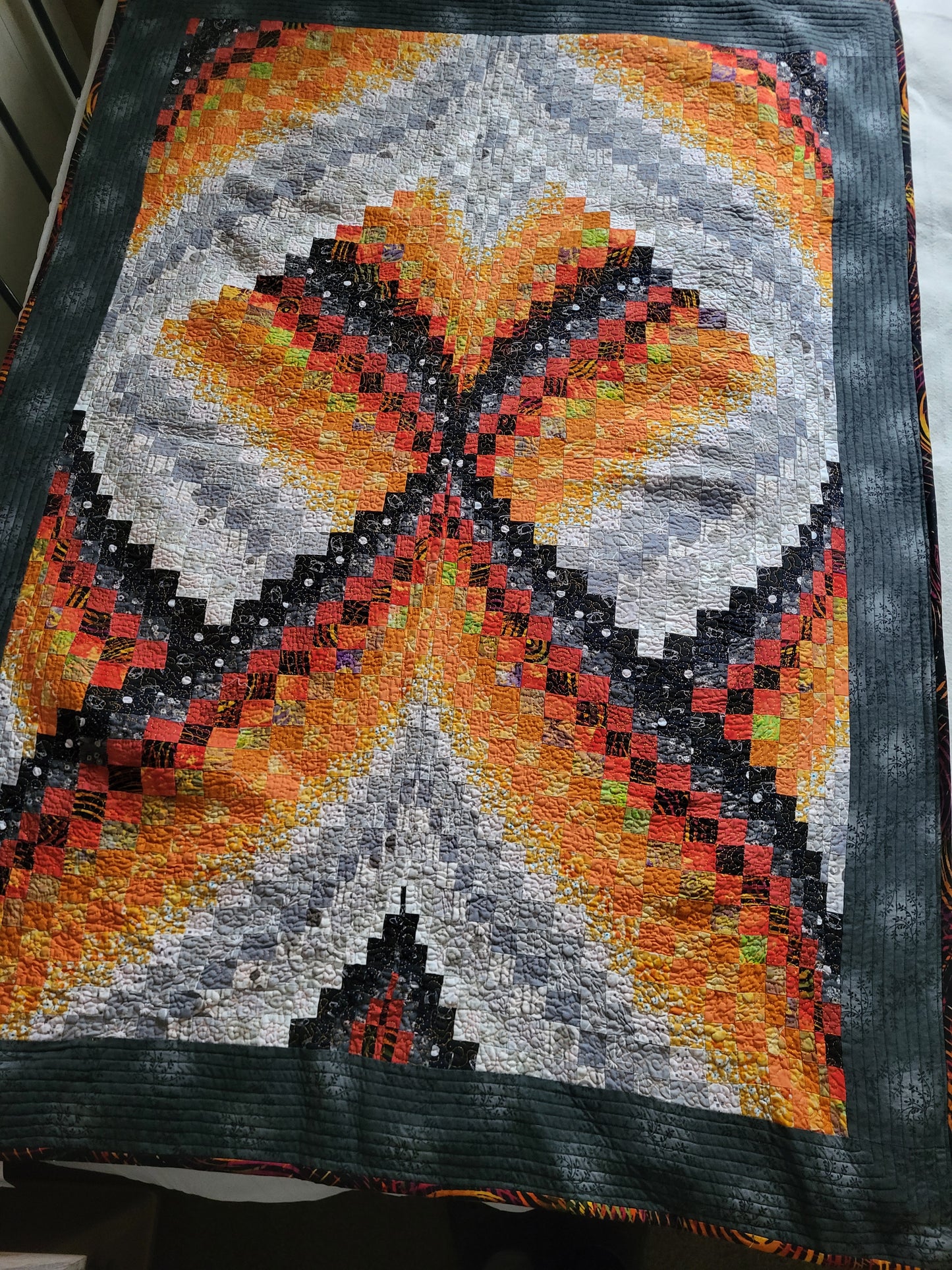 Quilt "Sunset Butterfly"